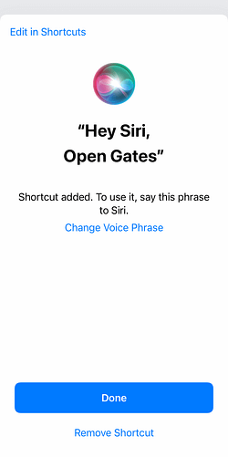 How to open a door or gate with Siri voice commands: instructions for the Propuskator app